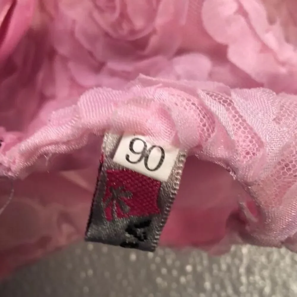 Girls Pink Flower Petal Dress Ruffle Satin Party Special Occasion‎